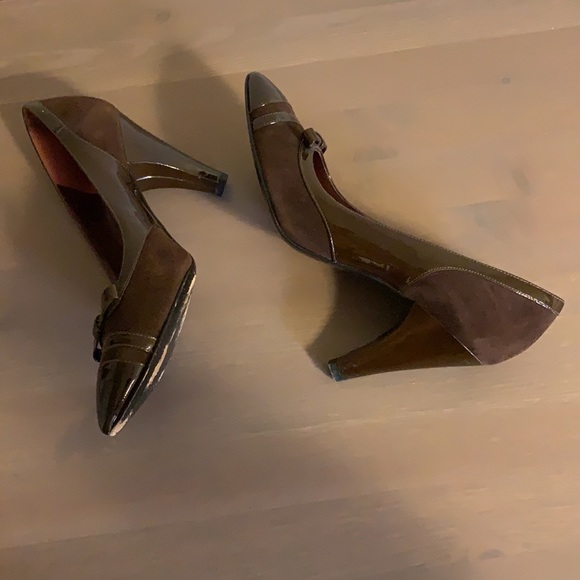 Marc by Marc Jacobs Brown Leather and Suede Pumps - Women’s Size 37 - Picture 7 of 8